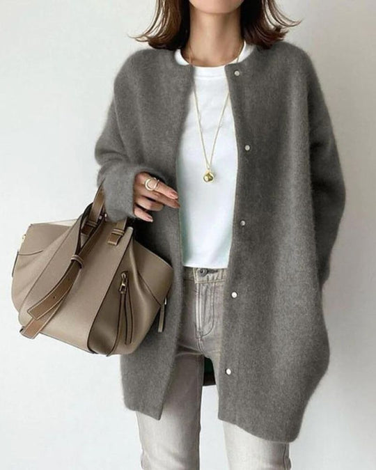 Variant image for Elegante Strickjacke Damen aus Ägyptischem Material – Lang Cardigan für Stil & Komfort-4
