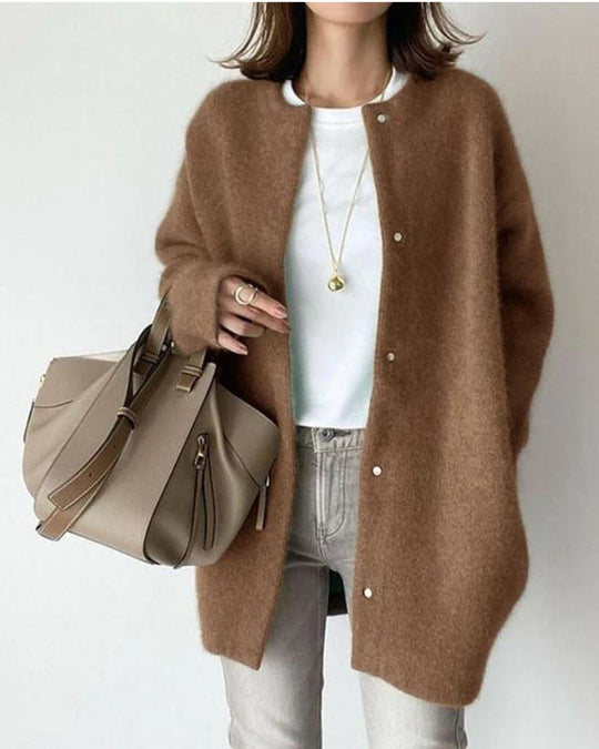 Variant image for Elegante Strickjacke Damen aus Ägyptischem Material – Lang Cardigan für Stil & Komfort-2