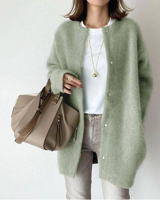 Variant image for Elegante Strickjacke Damen aus Ägyptischem Material – Lang Cardigan für Stil & Komfort-5