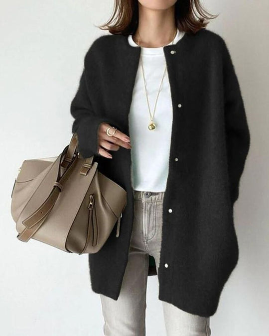 Variant image for Elegante Strickjacke Damen aus Ägyptischem Material – Lang Cardigan für Stil & Komfort-1