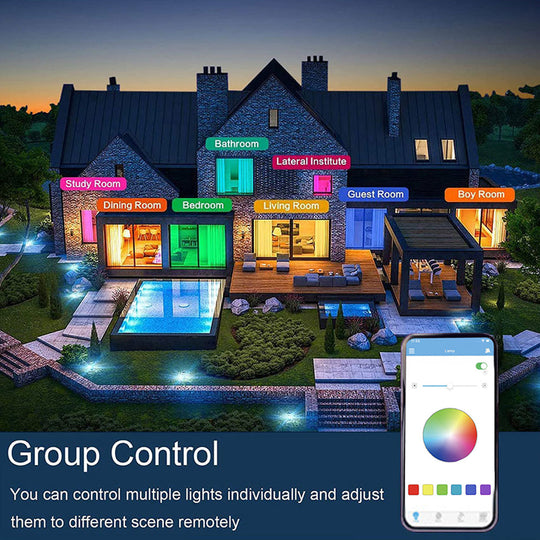 AuraBeam | LED-Deckenlampe – Steuerbar per App und Sprache