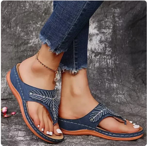 Valeria | Orthopädische Bequeme Zehensandalen | Damen9