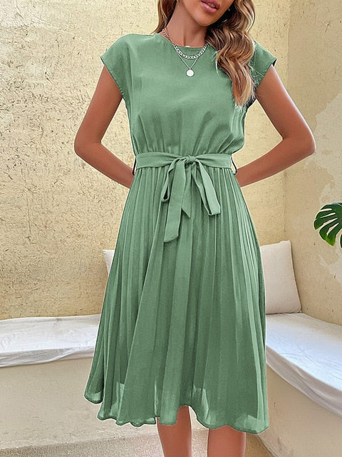 Victoria | Damen Elegante Luftigekleid | Midi9