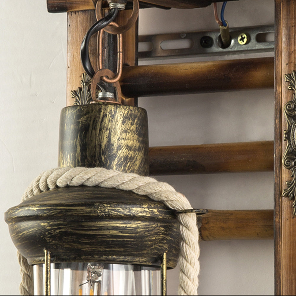 VintageKnot | Handgefertigte Holz- &amp; Seillampe6