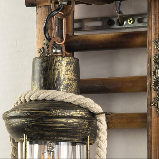 VintageKnot | Handgefertigte Holz- &amp; Seillampe6