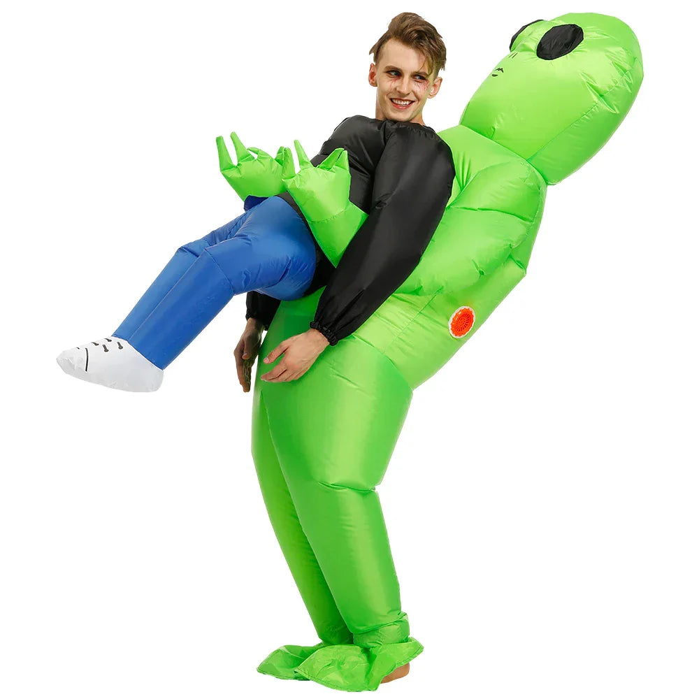 Variant image for Aufblasbares Alien Kostüm Für Kinder & Erwachsene – Leicht Und Bequem-1