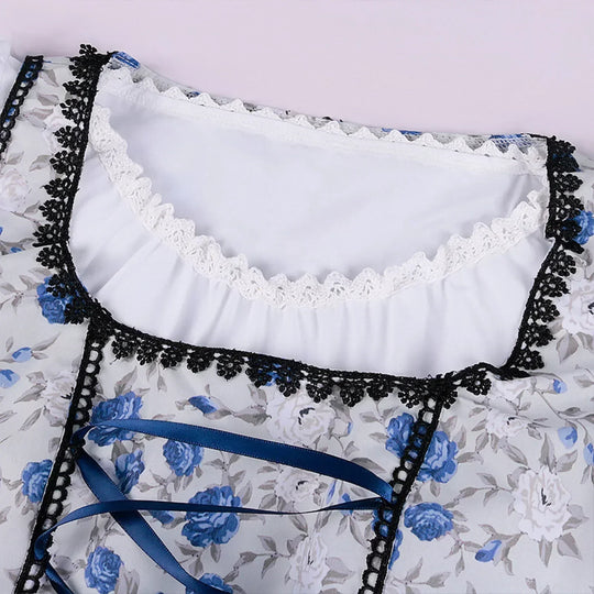 HimmelTraum | Damen-Dirndl – Traditionelles Blau Kleid