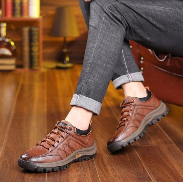 WalkEase | Handgefertigte Leder-Freizeitschuhe6