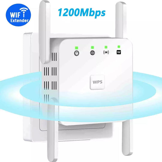 SignalBoost | 5G WiFi Repeater mit 1200Mbps & 4 Antennen