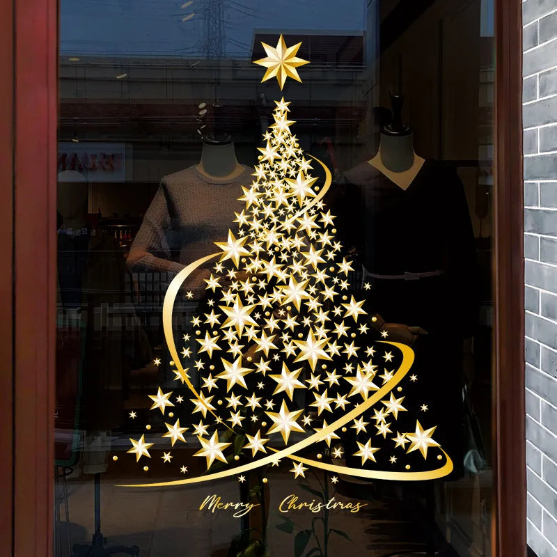 WinterGlow | Festliche Fensteraufkleber für Weihnachten1