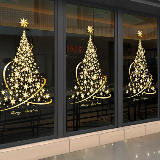WinterGlow | Festliche Fensteraufkleber für Weihnachten4