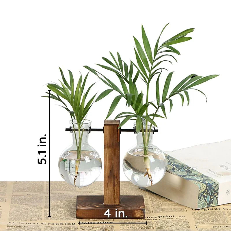RootFrame | Holzrahmen Hydroponische Pflanzenvase