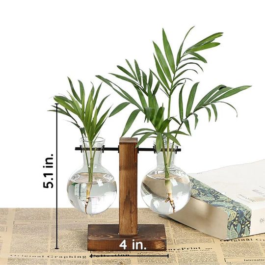 RootFrame | Holzrahmen Hydroponische Pflanzenvase