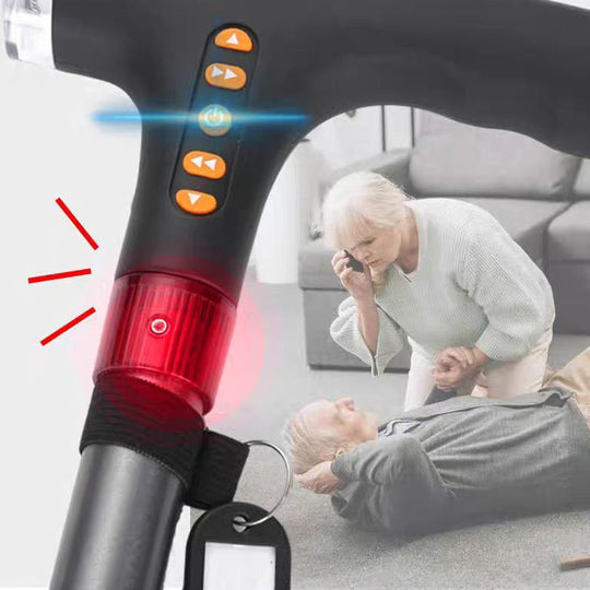 HelpStep | Intelligenter Spazierstock für ältere Menschen mit LED-Licht