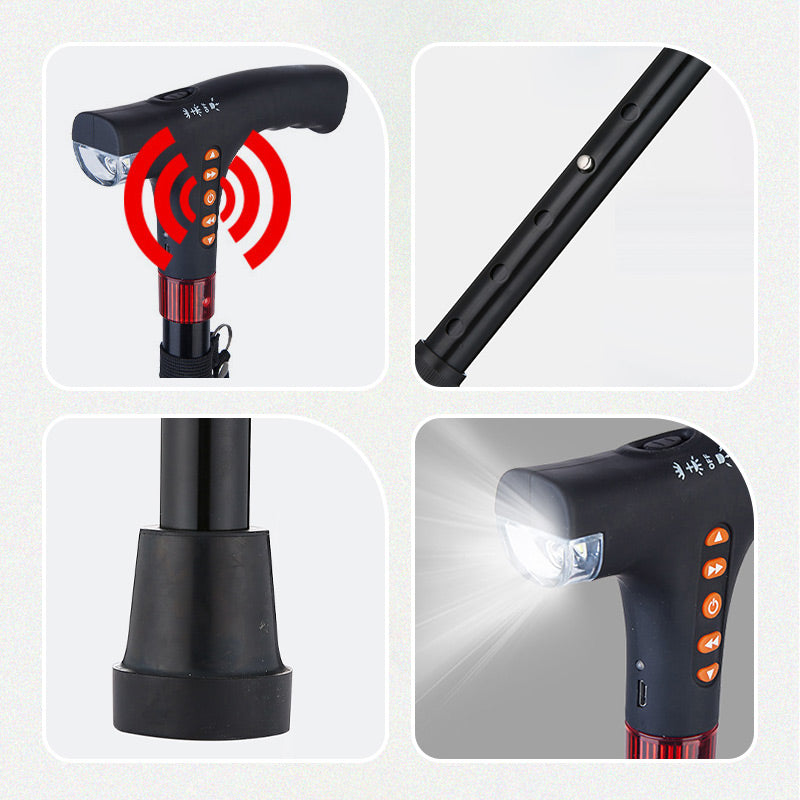 HelpStep | Intelligenter Spazierstock für ältere Menschen mit LED-Licht