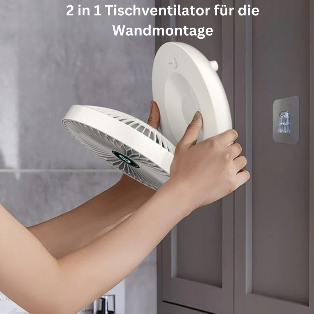 WallBreeze | Multifunktionaler & Tragbarer Wandventilator