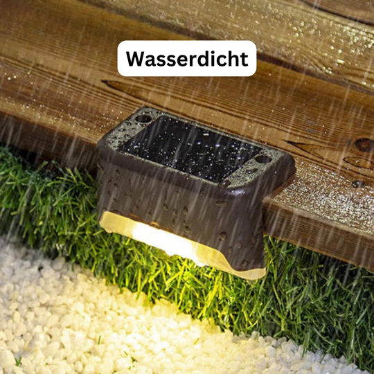 SolarLuxe | Multifunktionale & Luxuriöse Zaunleuchte für Draußen