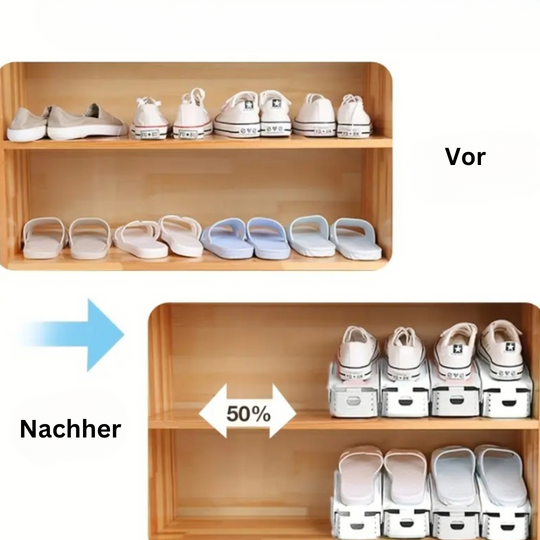 SpaceSaver | Langlebiger & eleganter Schuh-Organizer