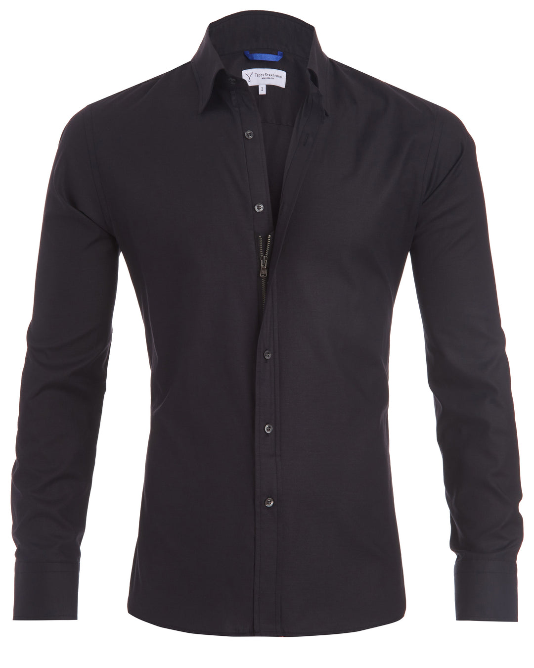 Arvid | Stilvolles Zip Fit Hemd | Herren