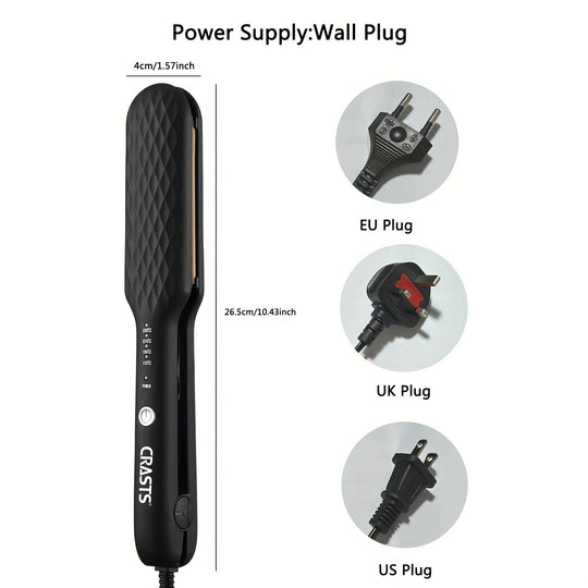GlamForm | 2-in-1 Stylinggerät für Glätten, Locken & Crimpen