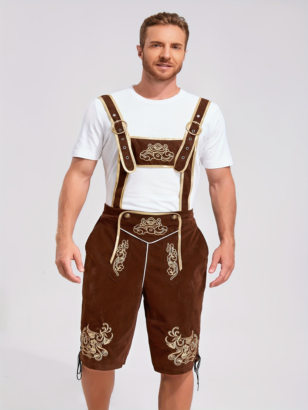 Hirschwald | Herren-Trachtenhose – Bestickte Kniebundhose