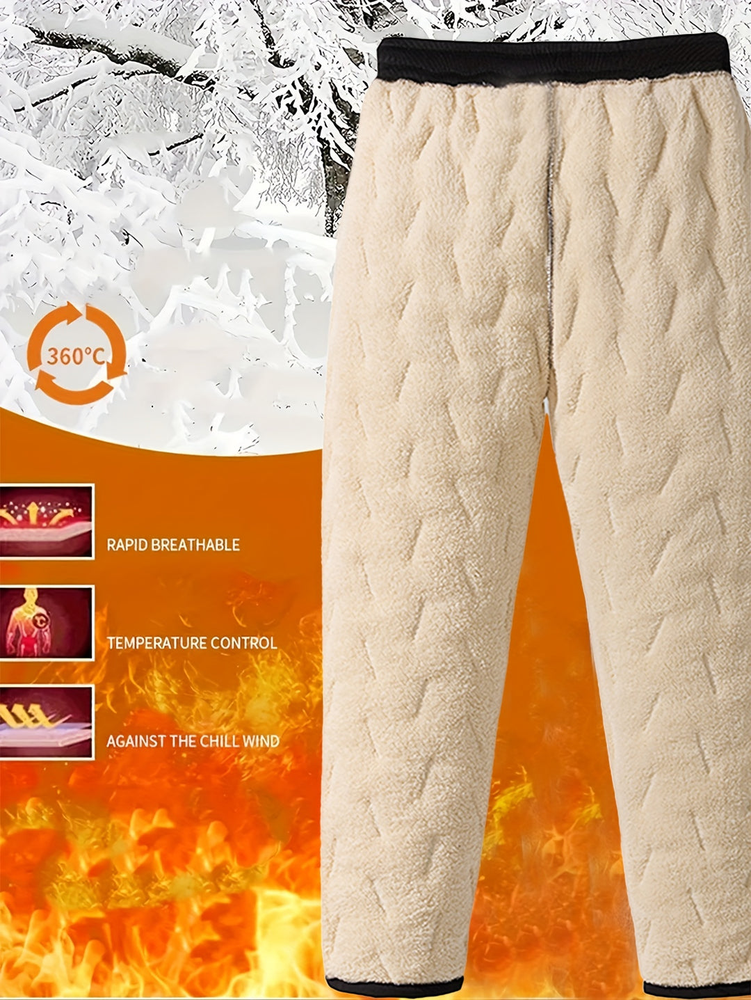 Ruben | Herren Thermohose – Extrem Warm & Winddicht