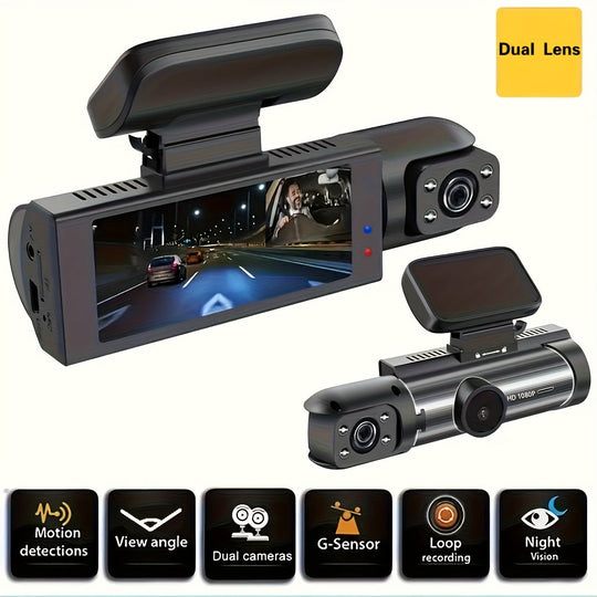 RoadSecure | 1080P Auto-Dashcam – Dual-Linsen-Schutz