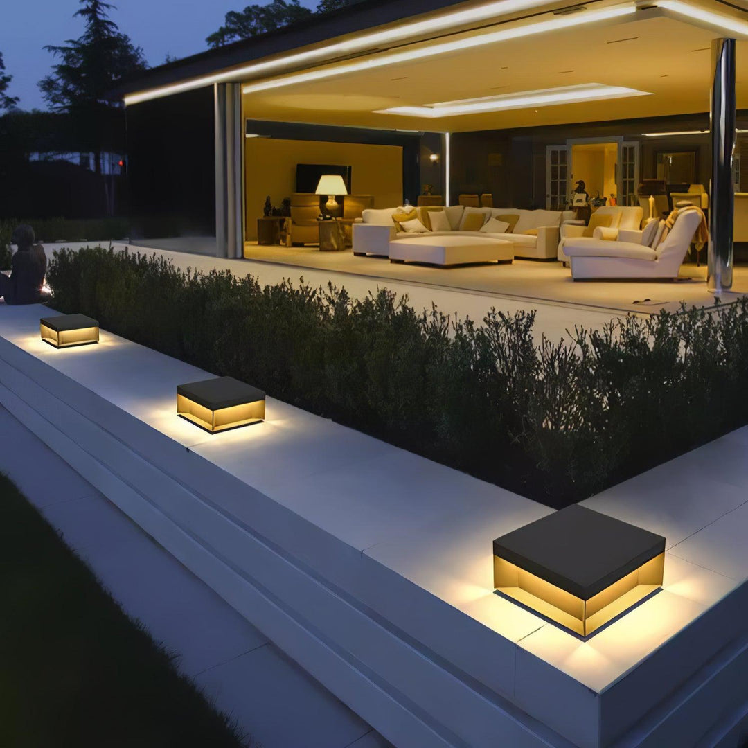 AcrylGlow | Outdoor Pfostenleuchte Schwarz – Wasserdicht IP65 Decorique.de