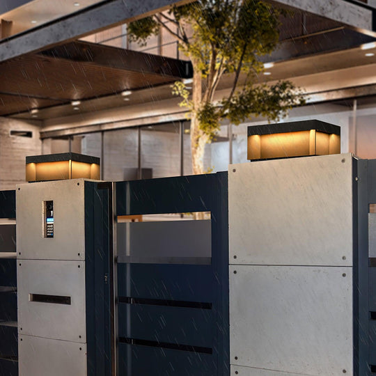 AcrylGlow | Outdoor Pfostenleuchte Schwarz – Wasserdicht IP65 Decorique.de