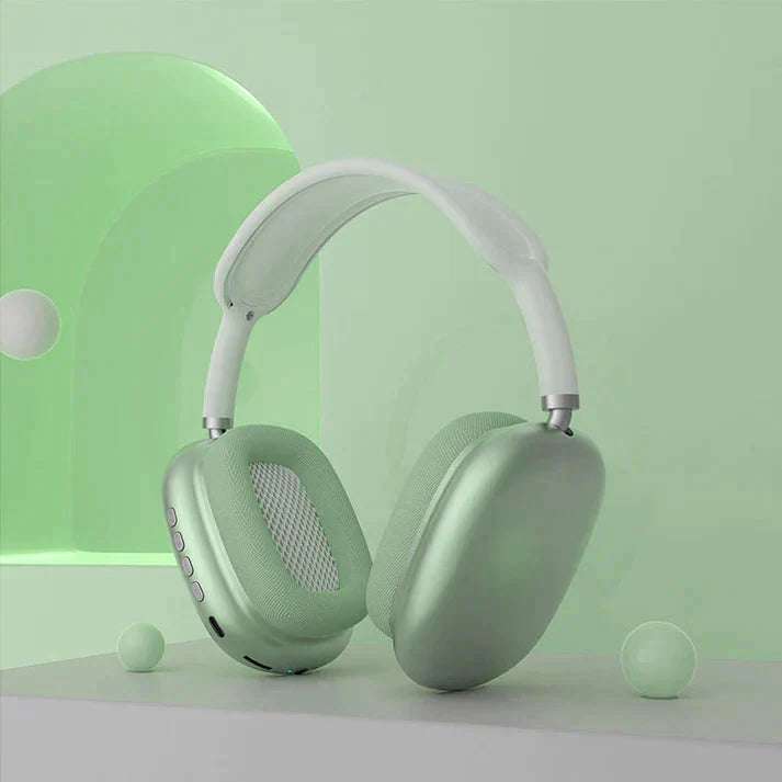 AeroBeats | Drahtlose Bluetooth-Kopfhörer mit HiFi-Sound & Geräuschunterdrückung Grün Decorique.de