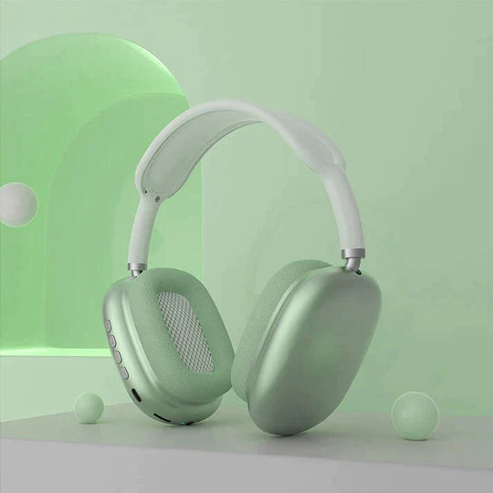 AeroBeats | Drahtlose Bluetooth-Kopfhörer mit HiFi-Sound & Geräuschunterdrückung Grün Decorique.de