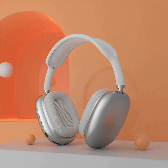 AeroBeats | Drahtlose Bluetooth-Kopfhörer mit HiFi-Sound & Geräuschunterdrückung Silber Decorique.de