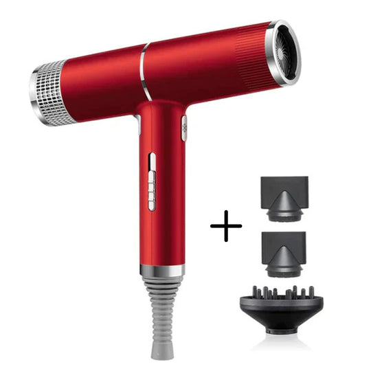 AeroDry | Professioneller Hochleistungs-Haartrockner für schnelles, schonendes Styling Rot Decorique.de