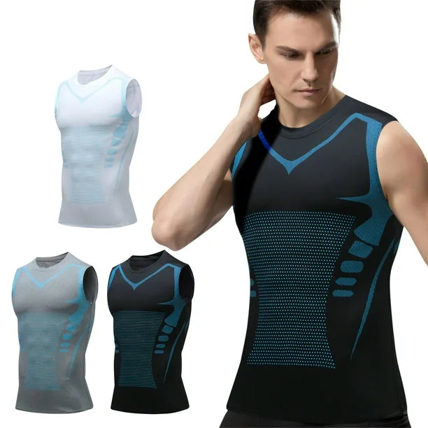 AeroFit | Atmungsaktives Kompressionsshirt Schwarz Decorique.de