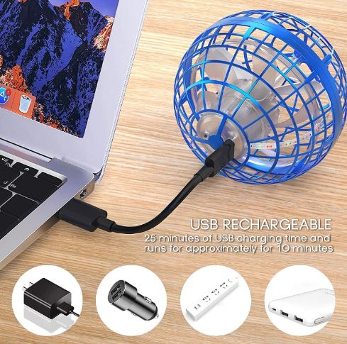 AeroGlobe | Schwebender LED-Fidget-Spinner Decorique.de