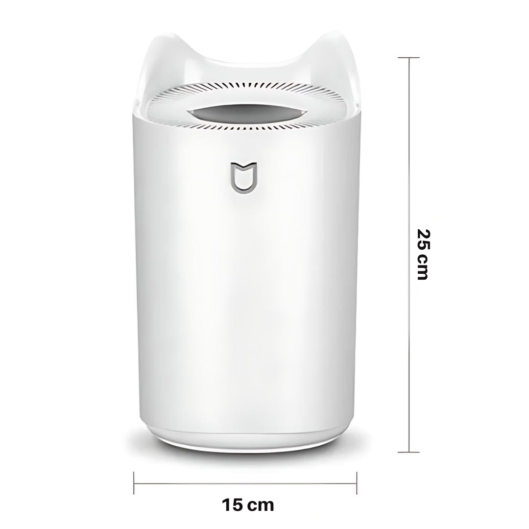 AeroMist | Ultraschall Luftbefeuchter – 3000ml Tank für 24h Laufzeit Decorique.de