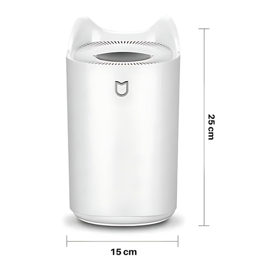 AeroMist | Ultraschall Luftbefeuchter – 3000ml Tank für 24h Laufzeit Decorique.de