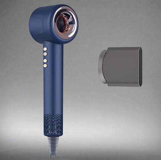 AirLume | Super-Haartrockner – 220V lüfterloser Haartrockner mit Ionen-Technologie 3,0M Blau 1 Teile Decorique.de