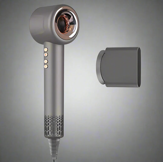 AirLume | Super-Haartrockner – 220V lüfterloser Haartrockner mit Ionen-Technologie 3,0M Grau 1 Teil Decorique.de