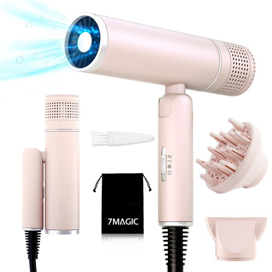 AirMagic | 1600W Föhn mit Ionen-Technologie & Diffusor Rosa Decorique.de