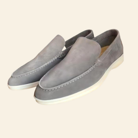Alberico | Herren-Loafer – Eleganz in weichem Wildleder Grau Decorique.de