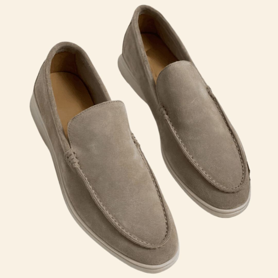 Alberico | Herren-Loafer – Eleganz in weichem Wildleder Khaki Decorique.de