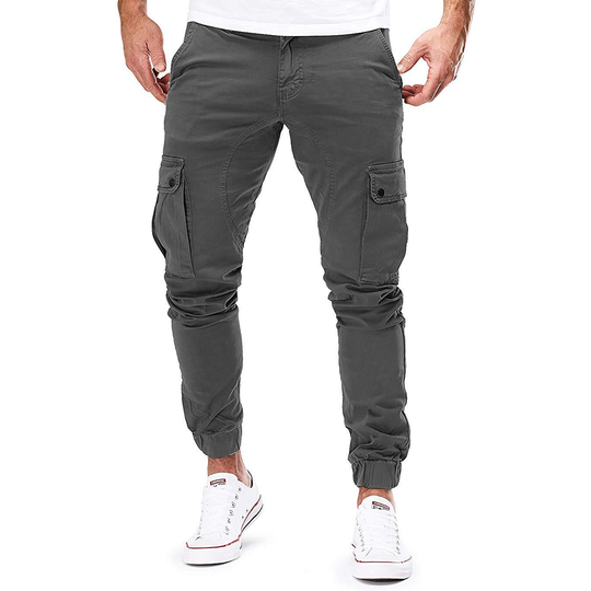 Alex | Vielseitige Cargo-Jogginghose | Herren Grau Decorique.de
