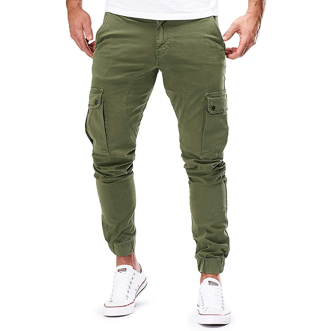 Alex | Vielseitige Cargo-Jogginghose | Herren Grün Decorique.de