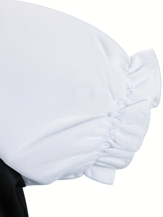 Alpenfee | Mädchen-Dirndlkleid – Bayerischer Maid-Look in Grün und Weiß Decorique.de