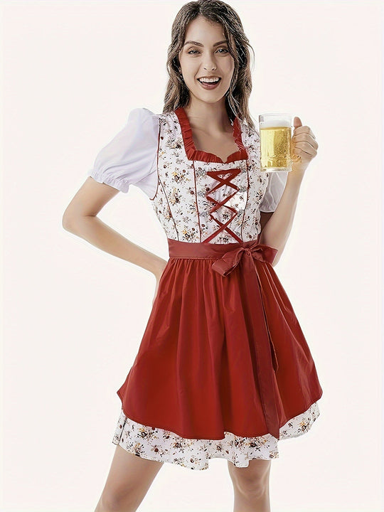 Alpenrösle | Damen-Dirndl – Tradition in Rot Rot Decorique.de