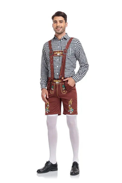 AlpenStil | Herren Trachtenoutfit für Oktoberfest Grau Decorique.de