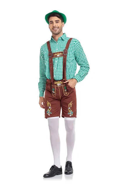 AlpenStil | Herren Trachtenoutfit für Oktoberfest Grün Decorique.de