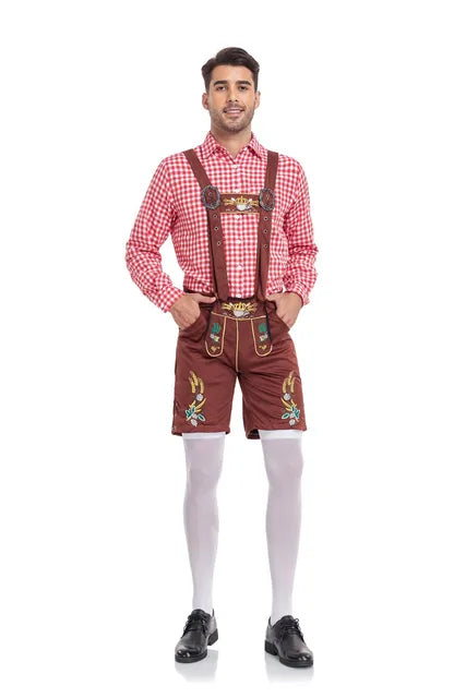 AlpenStil | Herren Trachtenoutfit für Oktoberfest Rot Decorique.de