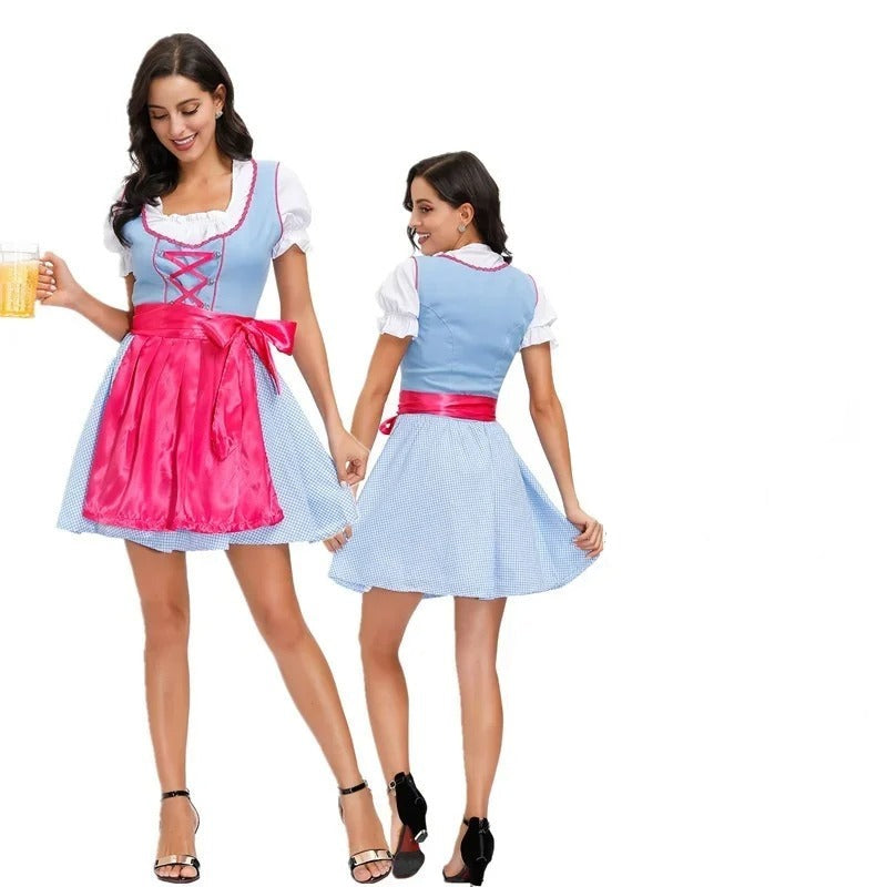 AlpTraum | Mini Dirndl für das Oktoberfest Blau Decorique.de